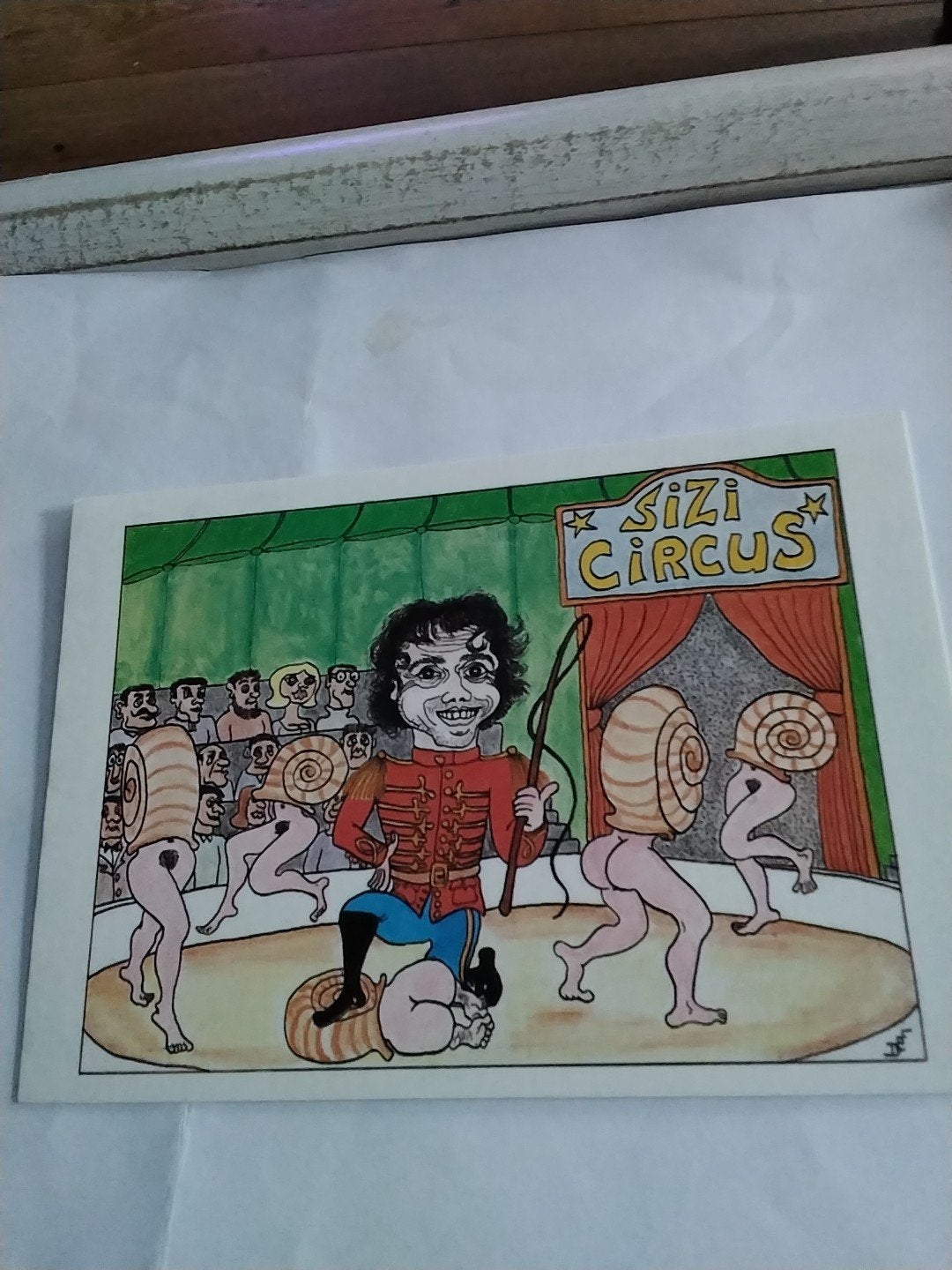 Sizi Circus Ansichtkaart - Christian Deflandre, Ophalen of Verzenden, 1980 tot heden, Ongelopen