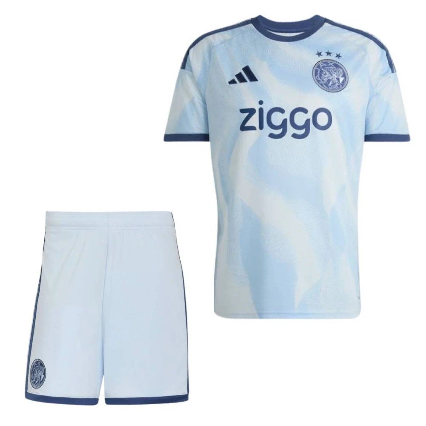 Ajax uitshirt en broekje 2026/2027 - Maat L ( slimfit ), Ophalen, Maat 52/54 (L), Blauw, Nieuw