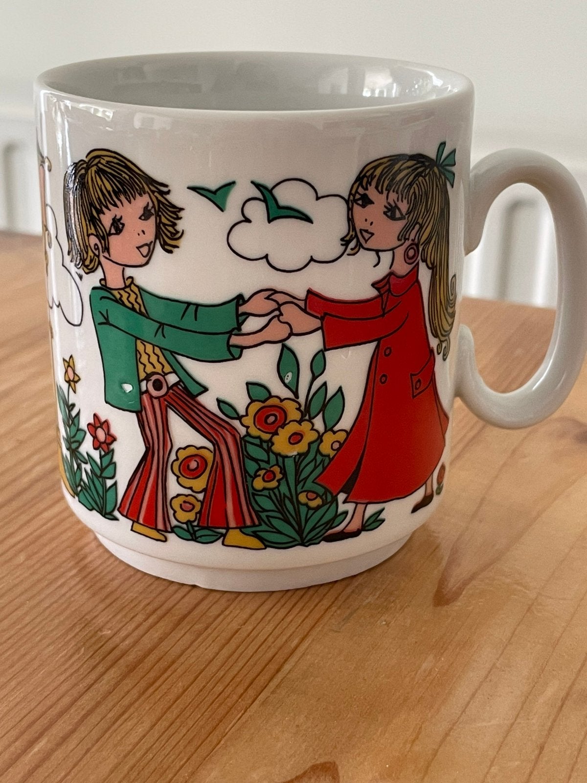 Prachtige vintage keramische mok (‘70) van Bavaria W.Germany, Ophalen of Verzenden