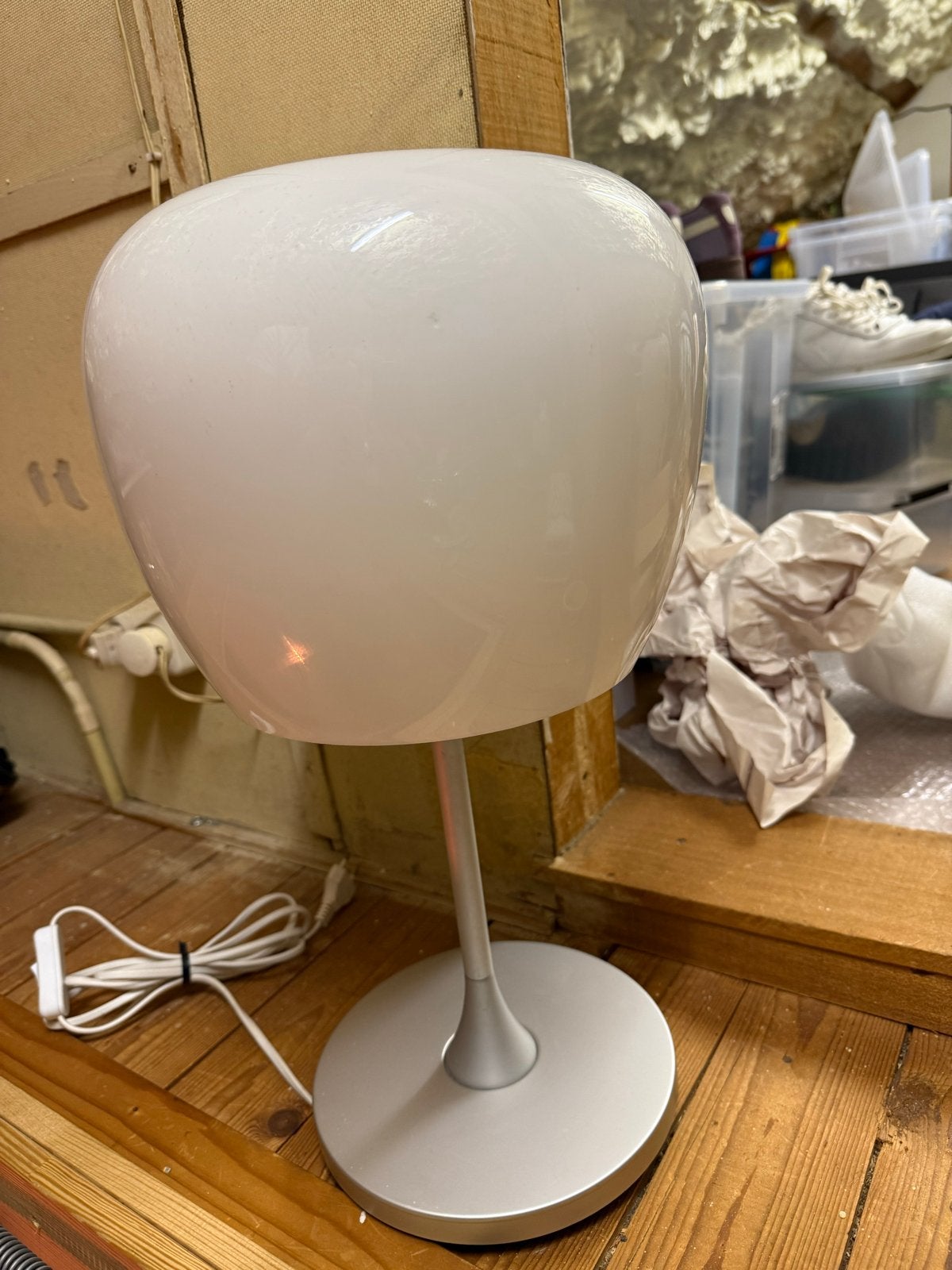 Vintage IKEA tafellamp - Uniek design, Huis en Inrichting, Lampen | Tafellampen, Ophalen, Gebruikt, Vintage, E14 (klein)