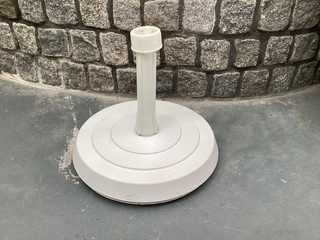 Prima parasolvoet, beton, 40 cm middellijn, Ophalen, Gebruikt, Minder dan 1 meter, Parasolvoet