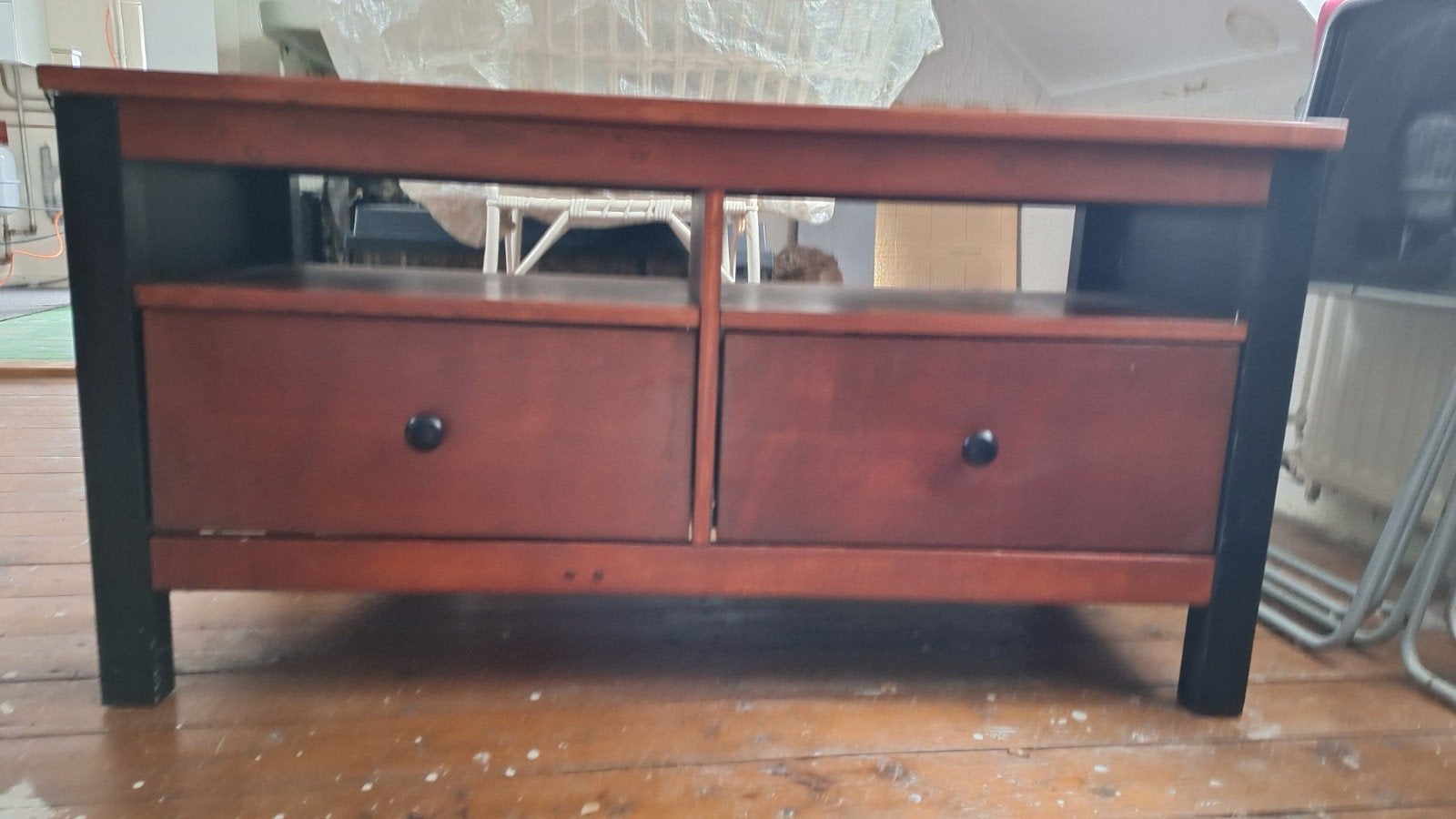 Houten kastje, overschilderbaar, Ophalen, Gebruikt, 100 tot 150 cm, Minder dan 100 cm