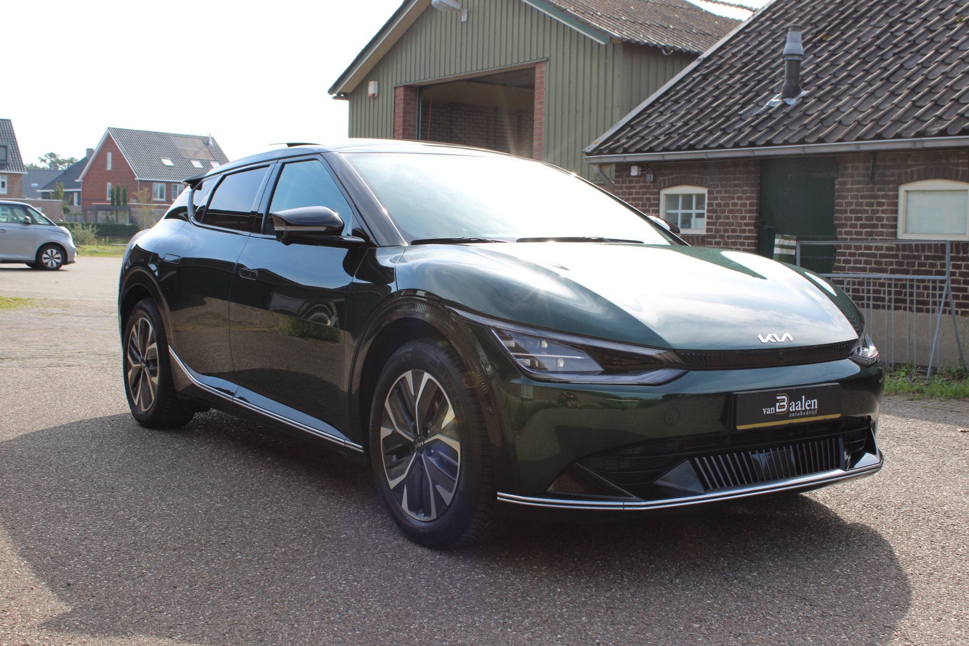 Kia Ev6 Plus 77.4 kWh EARTH SOh 93.1% PANO LEER NAVI 66000KM, Auto's, Automaat, Achterwielaandrijving, Gebruikt, Zwart
