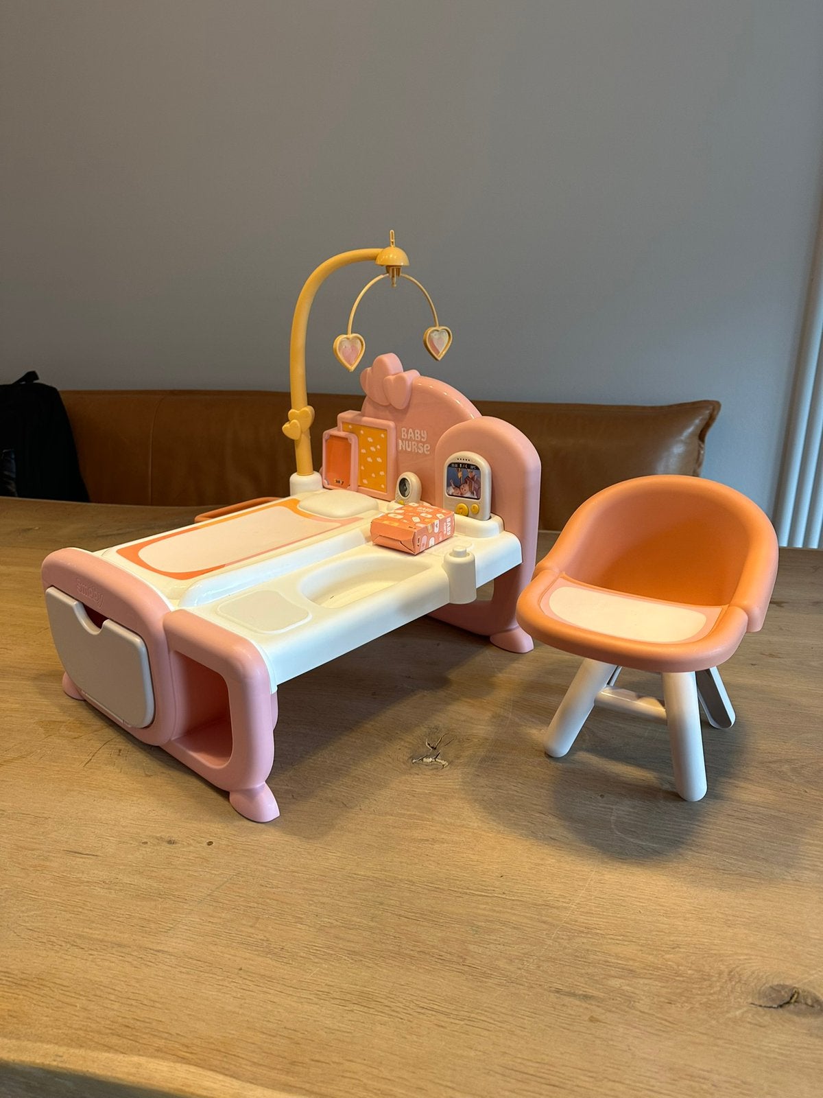 Smoby Baby Nurse Cocoon 3 in 1 nursery, Ophalen, Zo goed als nieuw, Babypop