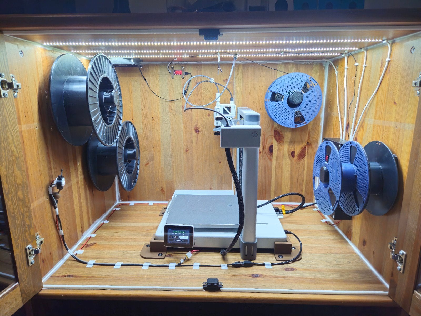 Complete Bambu Lab A1 3D-printstation!, Ophalen, Ingebouwde Wi-Fi, Zo goed als nieuw, Bambu lab A1