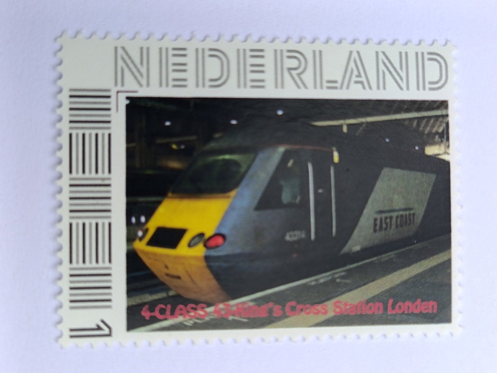 Persoonlijke postzegel - Trein 4-Class Kings Cross London, Ophalen of Verzenden, Na 1940, Postfris