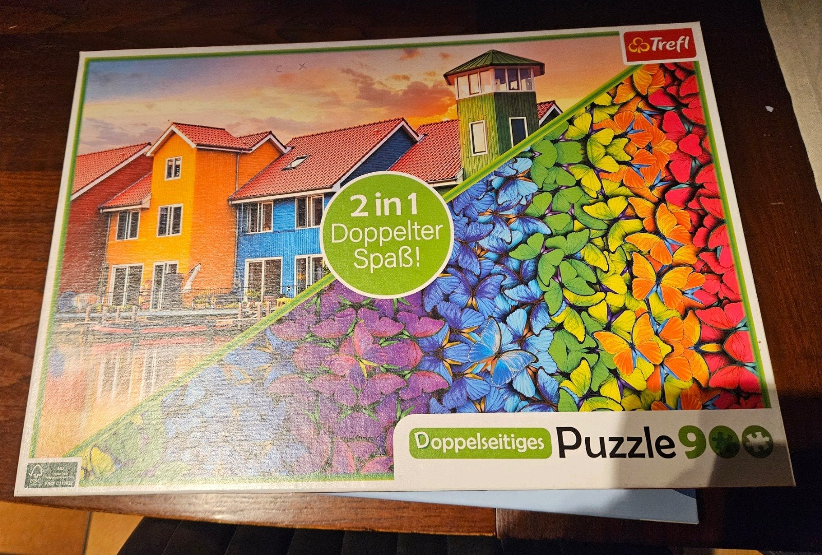 puzzel dubbelzijdig trefl, Ophalen, 500 t/m 1500 stukjes, Zo goed als nieuw