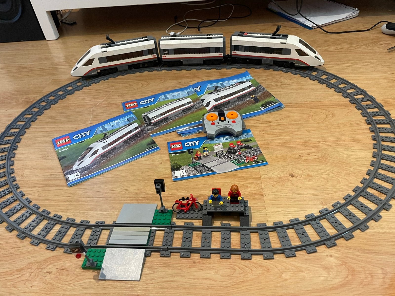 Lego City Trein 60051 met rails, afstandsbediening en boekje, Kinderen en Baby's, Ophalen, Lego, Compleet, Complete set