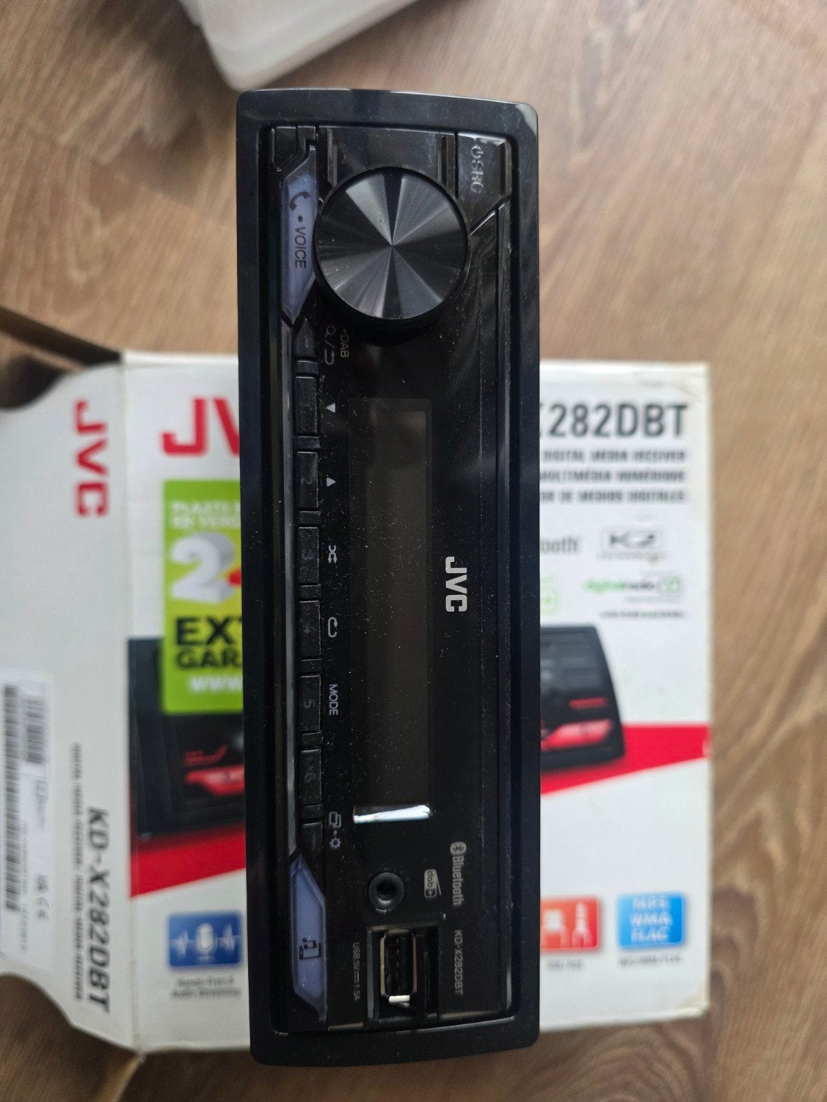 JVC KD-X282DBT autoradio zgan, Ophalen, Zo goed als nieuw