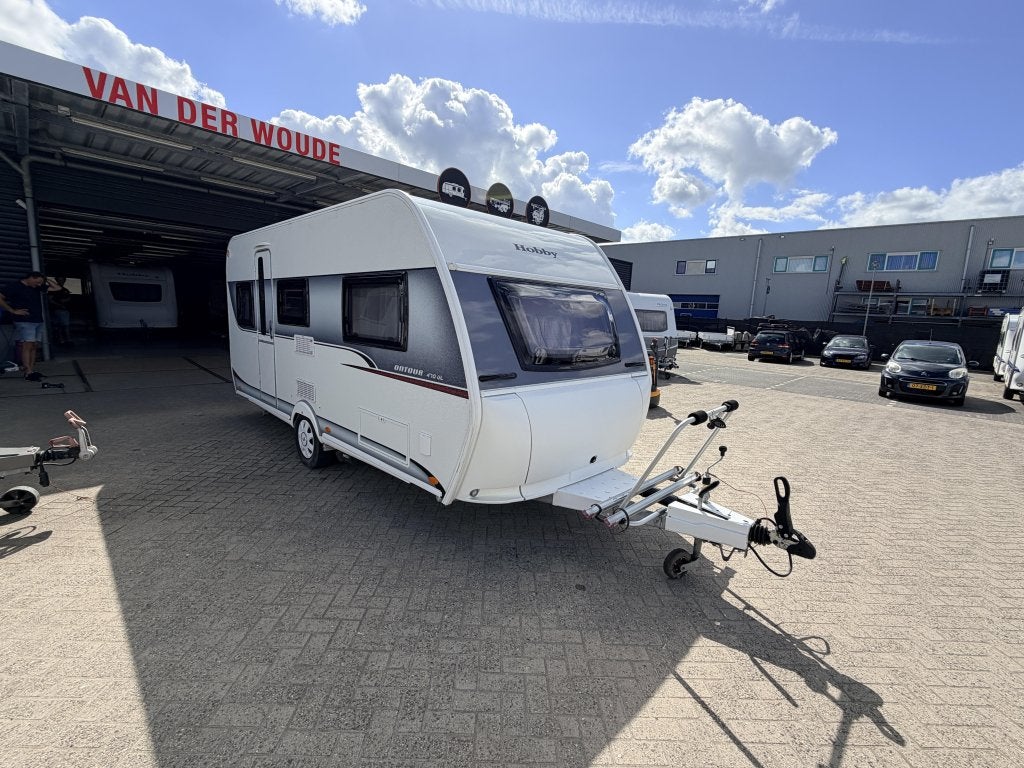 Hobby On Tour 470 UL Enk bedden Mover Isabella, Caravans en Kamperen, Rondzit, Hobby, Bedrijf, Ringverwarming
