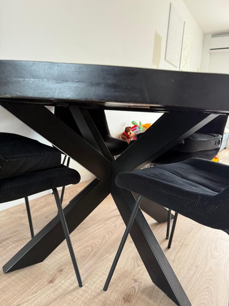 Eettafel, Huis en Inrichting, Tafels | Eettafels, Ophalen of Verzenden, Zo goed als nieuw, Rond
