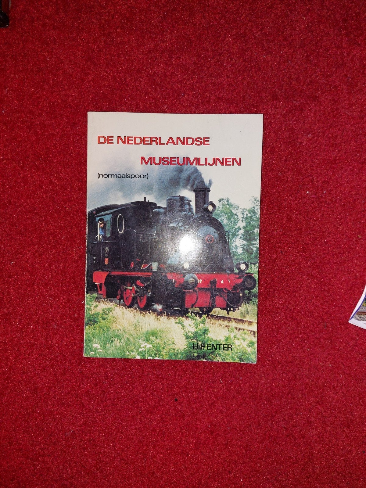 De Nederlandse Museumlijnen (normaalspoor) - H.F. Enter, Ophalen of Verzenden, Gelezen, H.F. Enter, Trein
