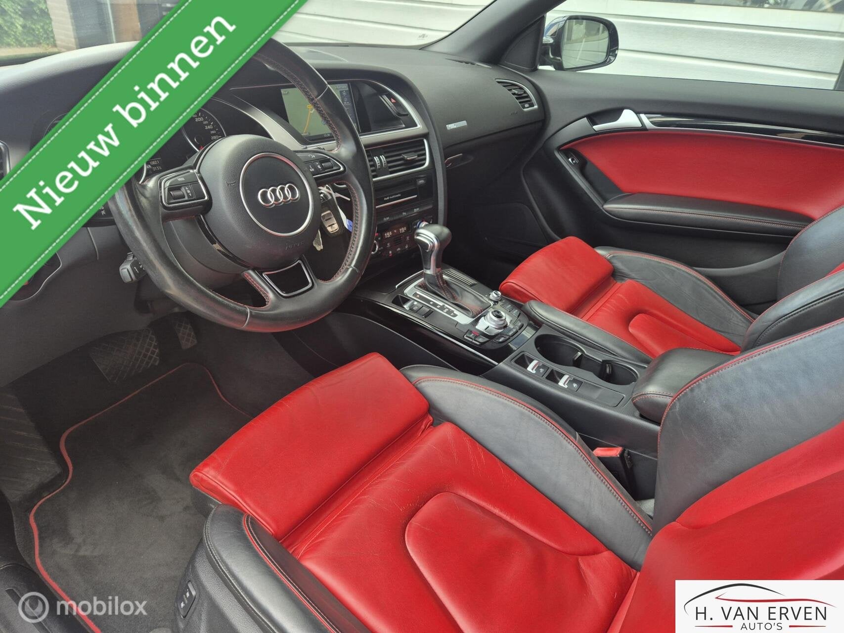 Audi A5 Cabriolet 1.8 TFSI S-LINE AUTOMAAT 19" LEDER NAVI, Auto's, Audi, Euro 5, Automatische klimaatregeling, 4 cilinders, Cabriolet