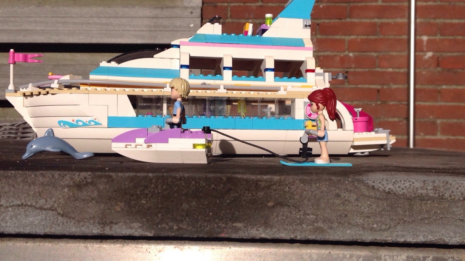 Lego Friends Cruiseboot 41015 - Nagenoeg compleet, Ophalen of Verzenden, Gebruikt