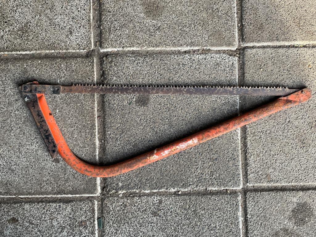 Vintage boomzaag, Tuin en Terras, Handzagen, Ophalen, Gebruikt, Boomzaag