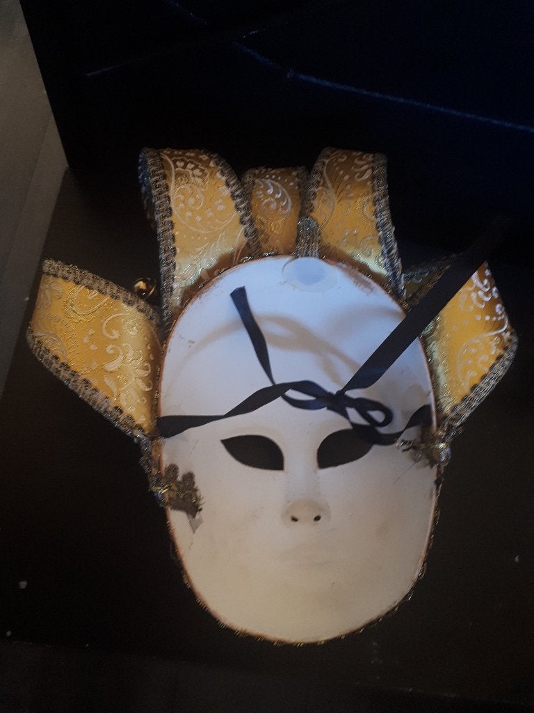 2 zeer mooie Venetiaans masker met de hand beschilderd, Ophalen, Nieuw, Overige typen, Handgemaakt