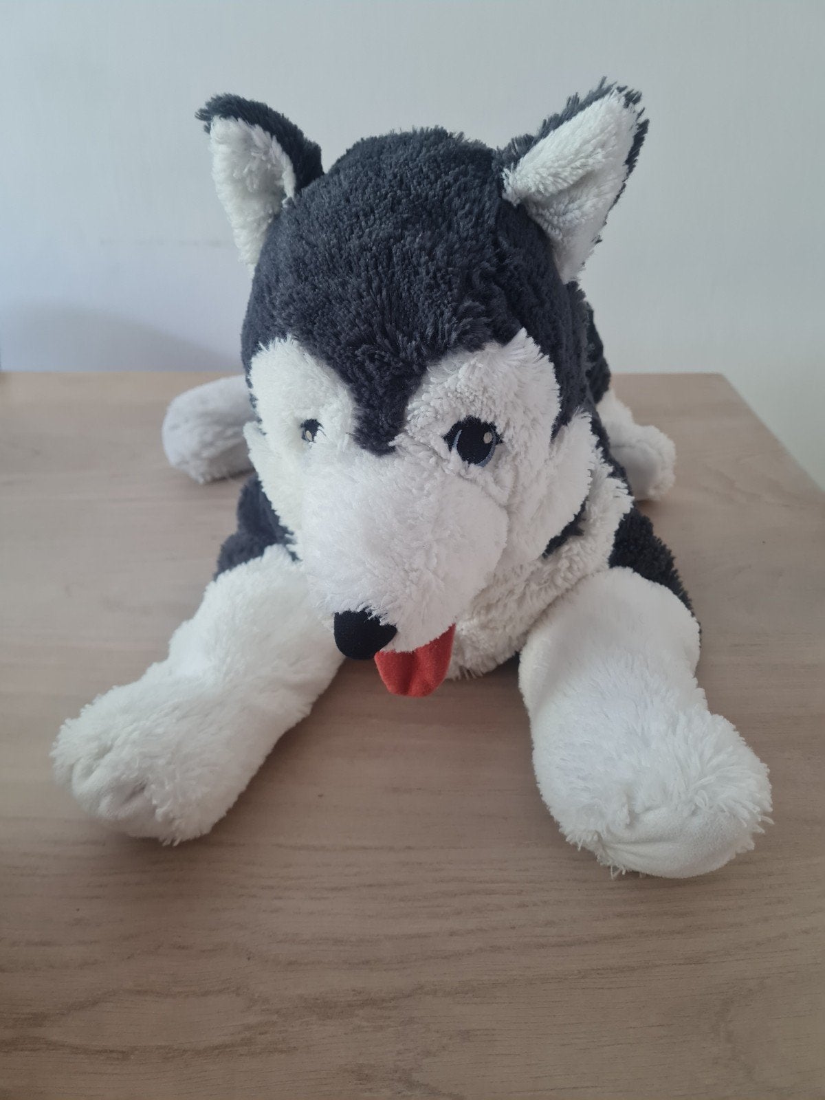 knuffel Husky hond , groot, Ophalen of Verzenden, Hond