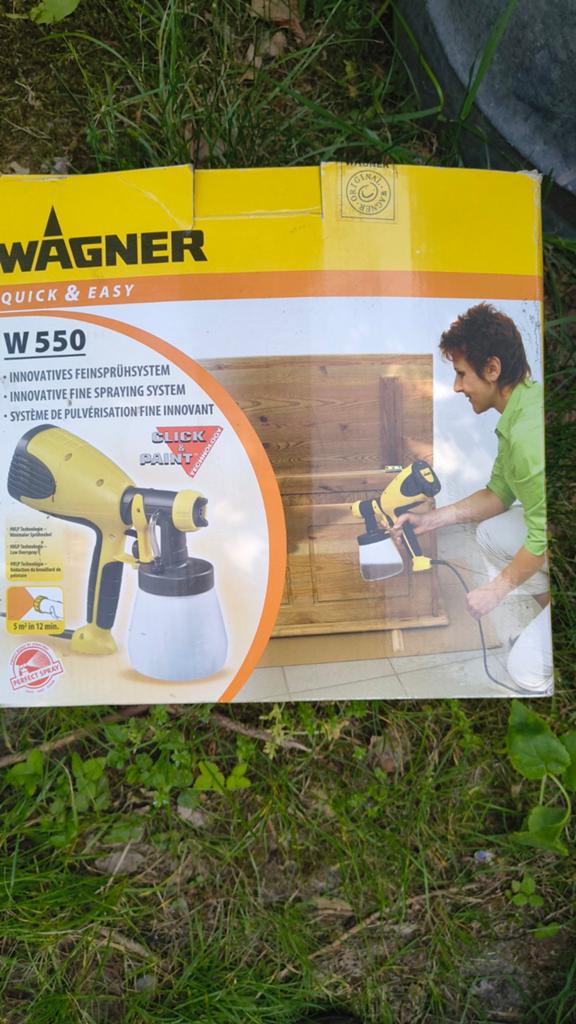 Wagner W550 Verfspuit - Quick & Easy Innovatief Systeem, Ophalen