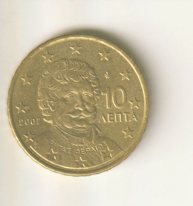 10 cent 2007 griekenland, Postzegels en Munten, Munten | Europa | Euromunten, Verzenden, Griekenland, 10 cent