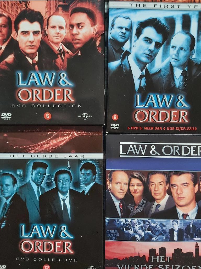 law and order 1 t/m. 4, Cd's en Dvd's, Dvd's | Tv en Series, Vanaf 9 jaar, Ophalen of Verzenden, Zo goed als nieuw, Drama