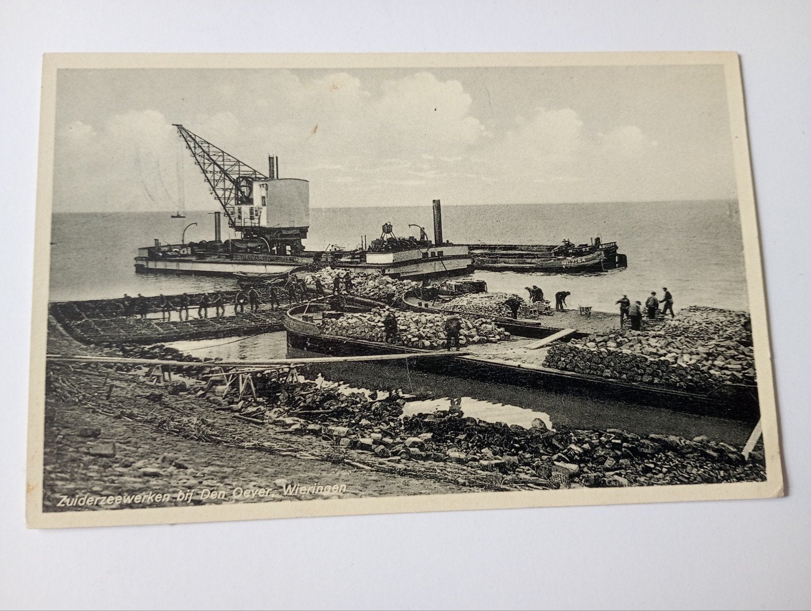 Wieringen Den Oever Zuiderzeewerken 1940, Ophalen of Verzenden, 1920 tot 1940, Gelopen, Noord-Holland