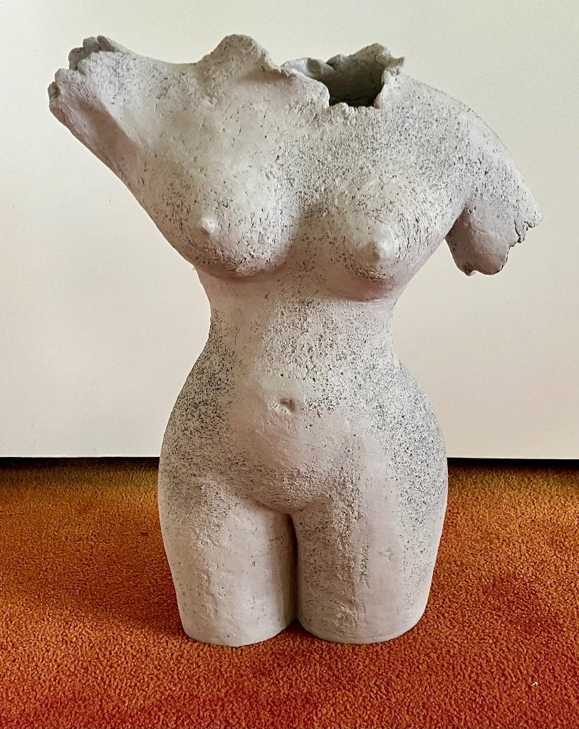 Torso vrouwelijk naakt, Ophalen, Buste, Handgemaakt, 20 - 50 cm