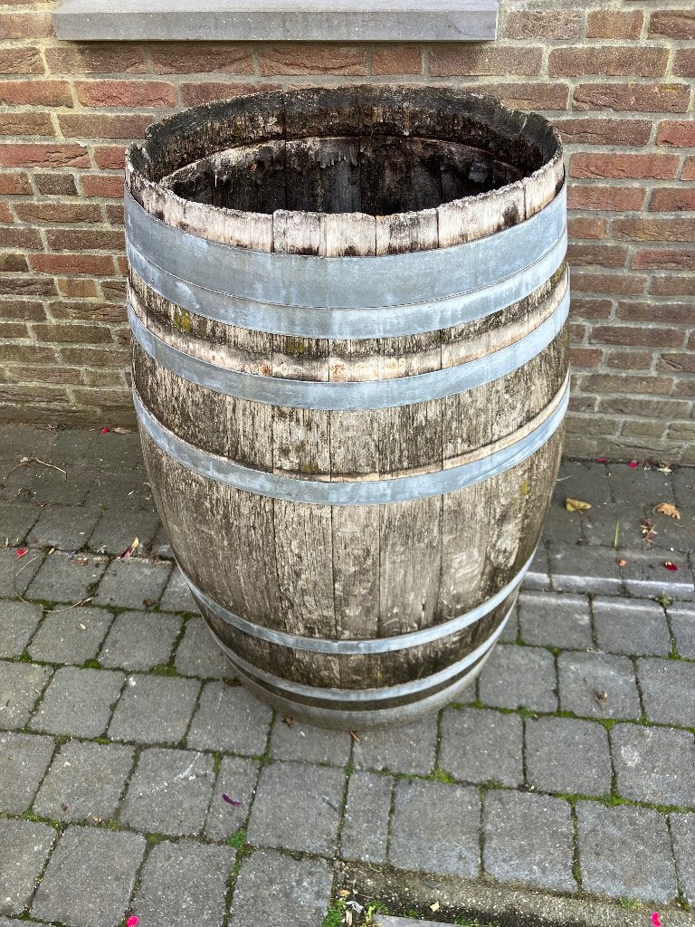 Eikenhouten regenton, Tuin en Terras, Regentonnen, 150 liter of meer, Ophalen, Gebruikt, Hout