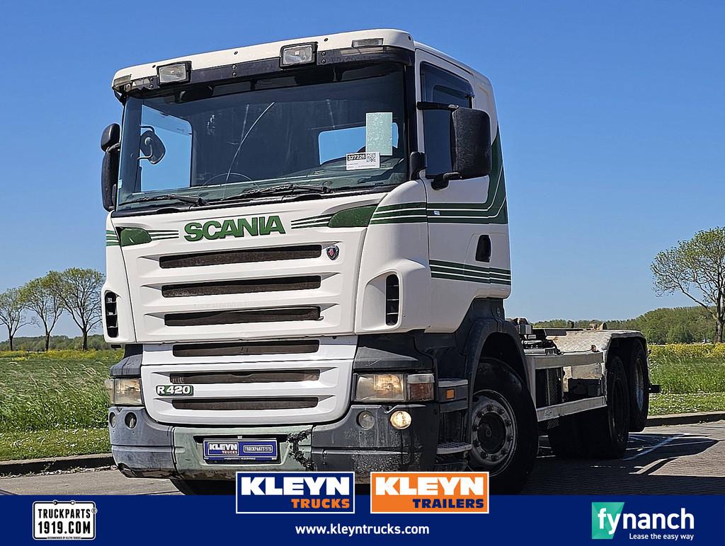 SCANIA R420, Scania, Wit, Bedrijf, 420 pk