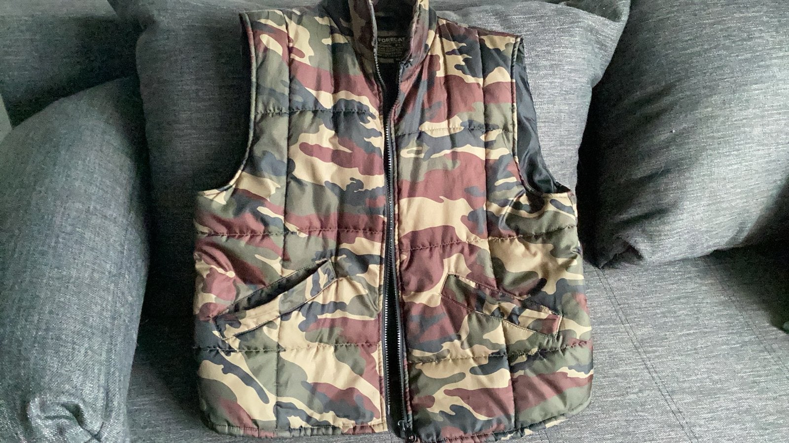 Forecast Camouflage Bodywarmer - Maat L, Kleding | Heren, Ophalen of Verzenden, Gedragen, Maat 48/50 (M), Meerkleurig
