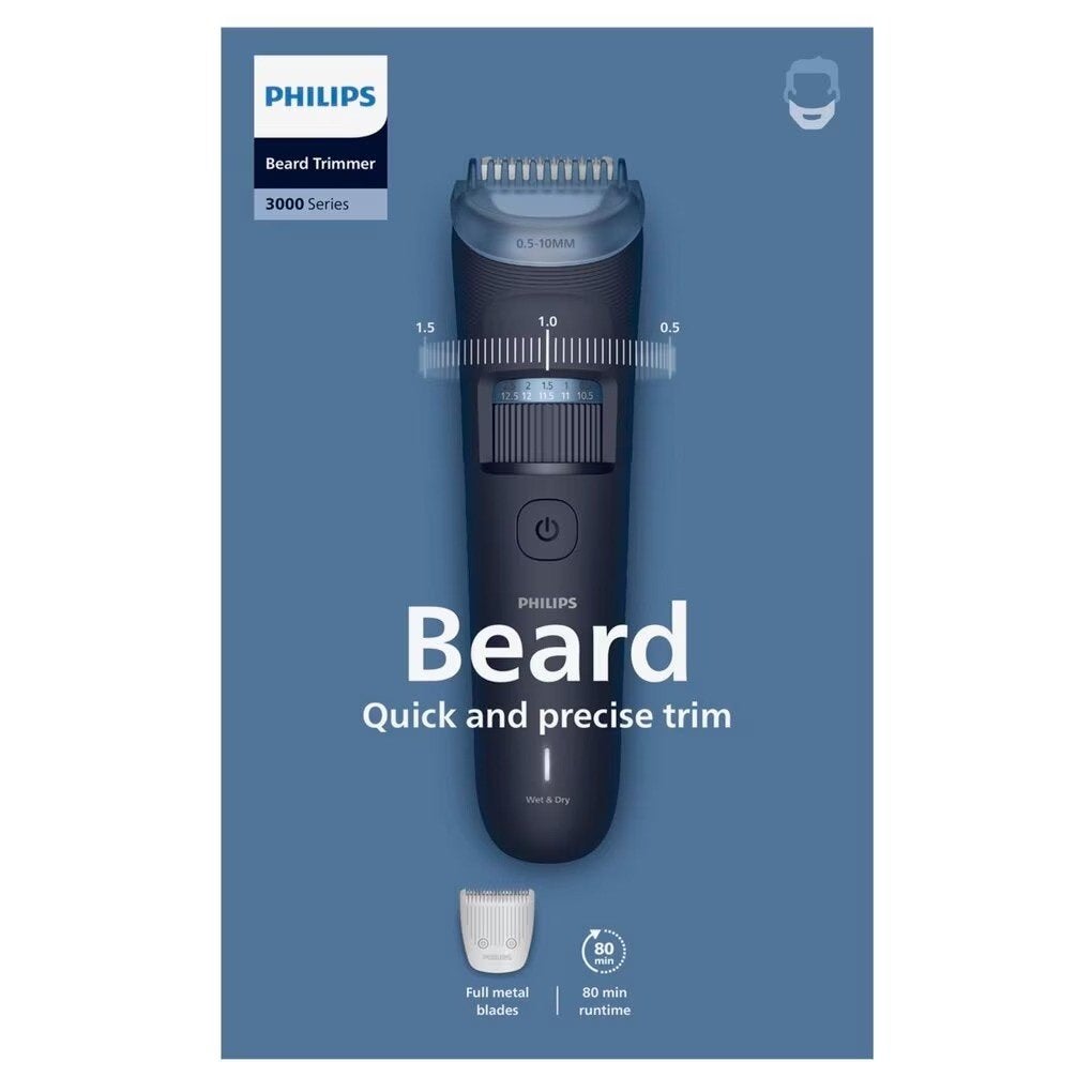 Philips Series 3000 BT3615 baardtrimmer als nieuw, Ophalen, Zo goed als nieuw, Scheren en Epileren