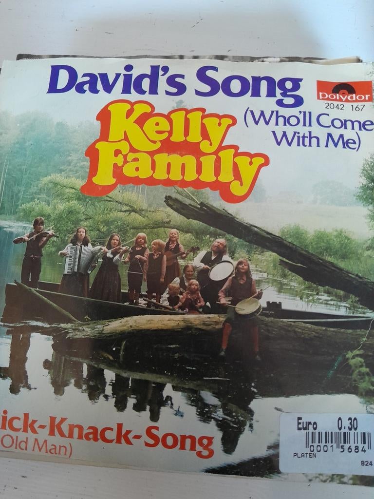 Kelly family 7inch david,s song, Ophalen of Verzenden, Zo goed als nieuw, Pop