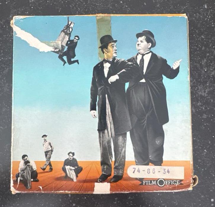 8 mm film Laurel & Hardy: The Kellners - Klassieke Komedie, Ophalen of Verzenden, Gebruikt