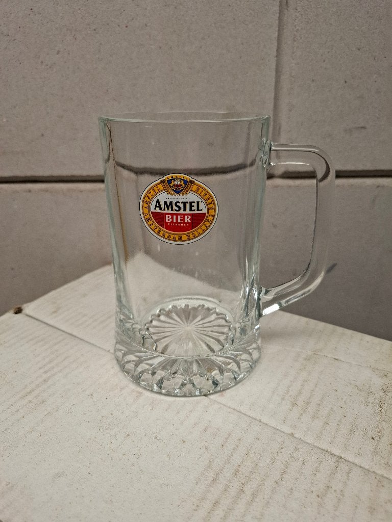 Amstel bier pullen glazen pul, Verzamelen, Ophalen, Zo goed als nieuw, Pul(len), Amstel