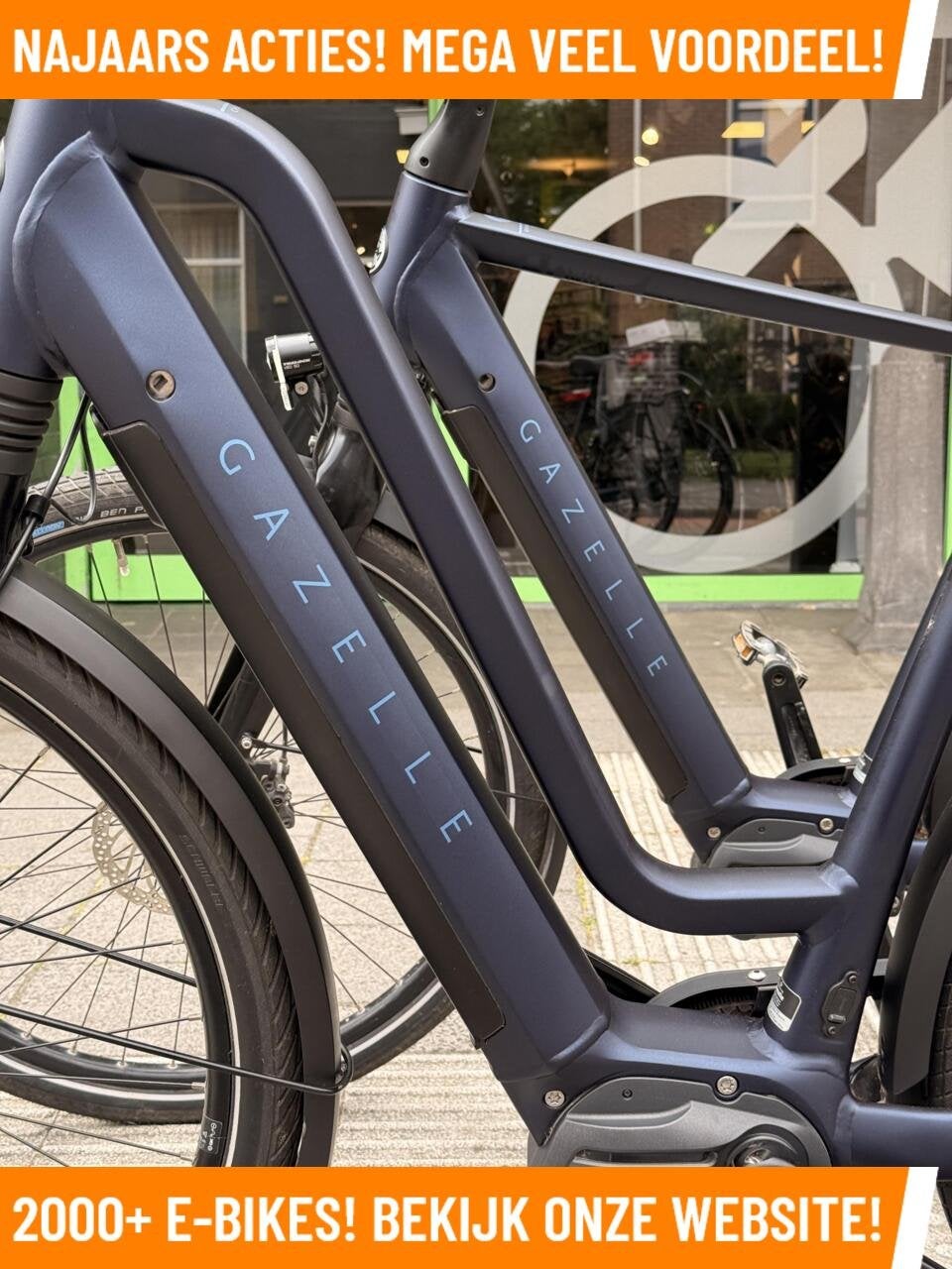 Gazelle Chamonix C5 setje verkrijgbaar met midden motor MRA!, Fietsen en Brommers, Gebruikt, Gazelle