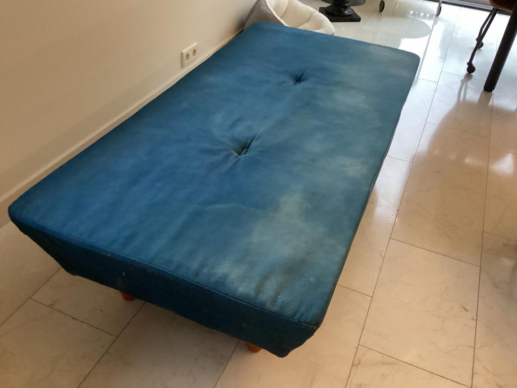 Minotti bankje, Huis en Inrichting, Ophalen, Gebruikt, 125 cm of meer, Tijdloos