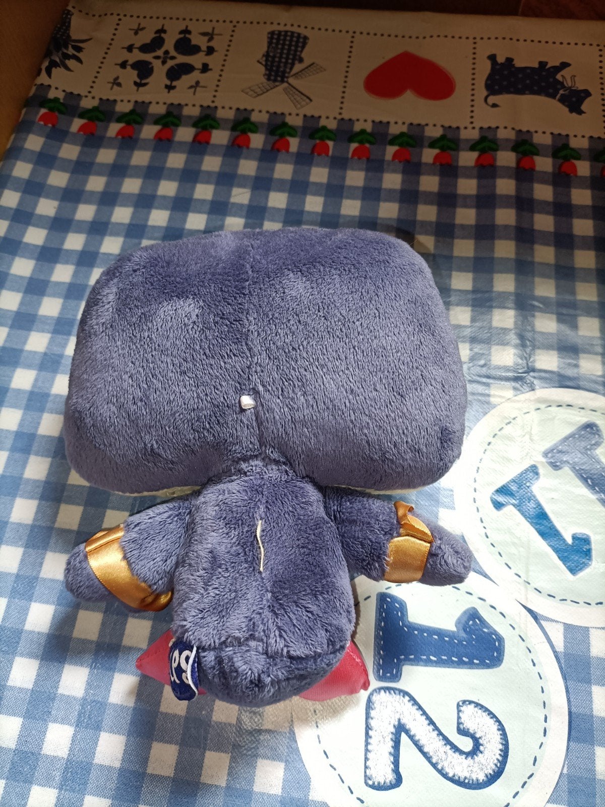 Littlest Petshop pinquin knuffel blauw 18 cm groot, Ophalen of Verzenden, Zo goed als nieuw, Overige typen