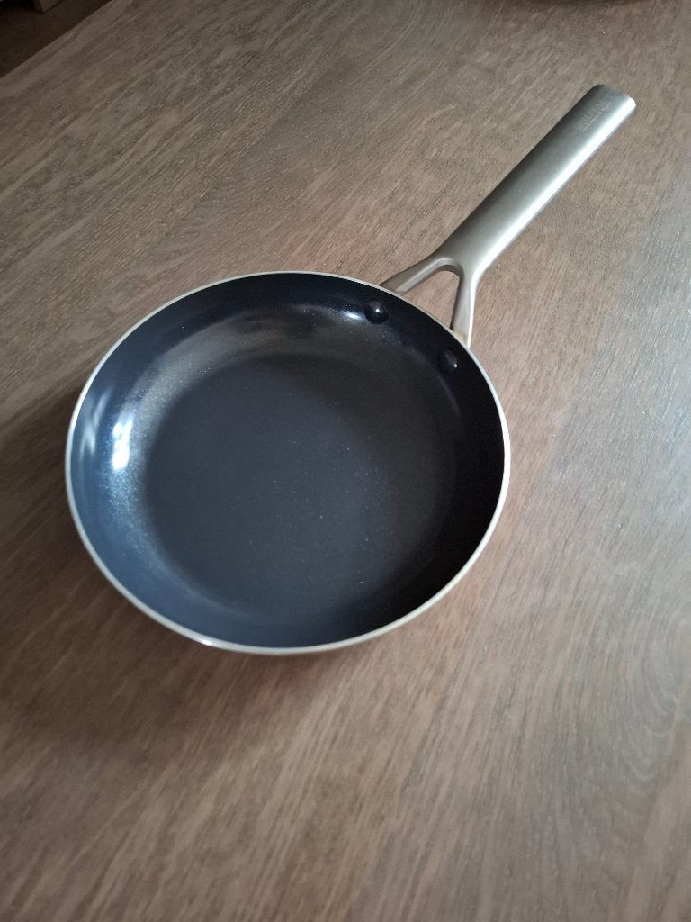 Royal van Kempen & Begeer Koekenpan - 24 cm, Koekenpan, Gebruikt, Antiaanbaklaag, Ophalen of Verzenden