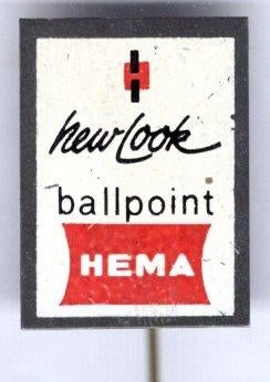 NewLook ballpoint HEMA blik speldje ( K_206 ), Verzenden, Zo goed als nieuw, Merk, Speldje of Pin