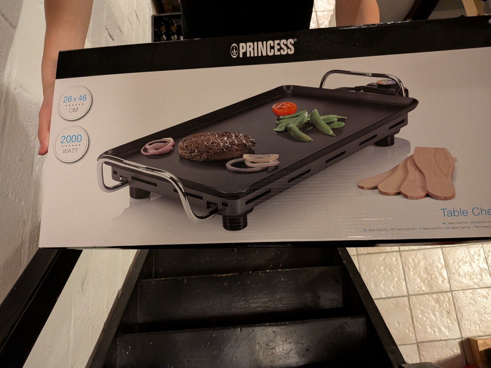 Princess Table Chef XXL Grillplaat 2000W, Ophalen, Nieuw, 4 t/m 7 personen
