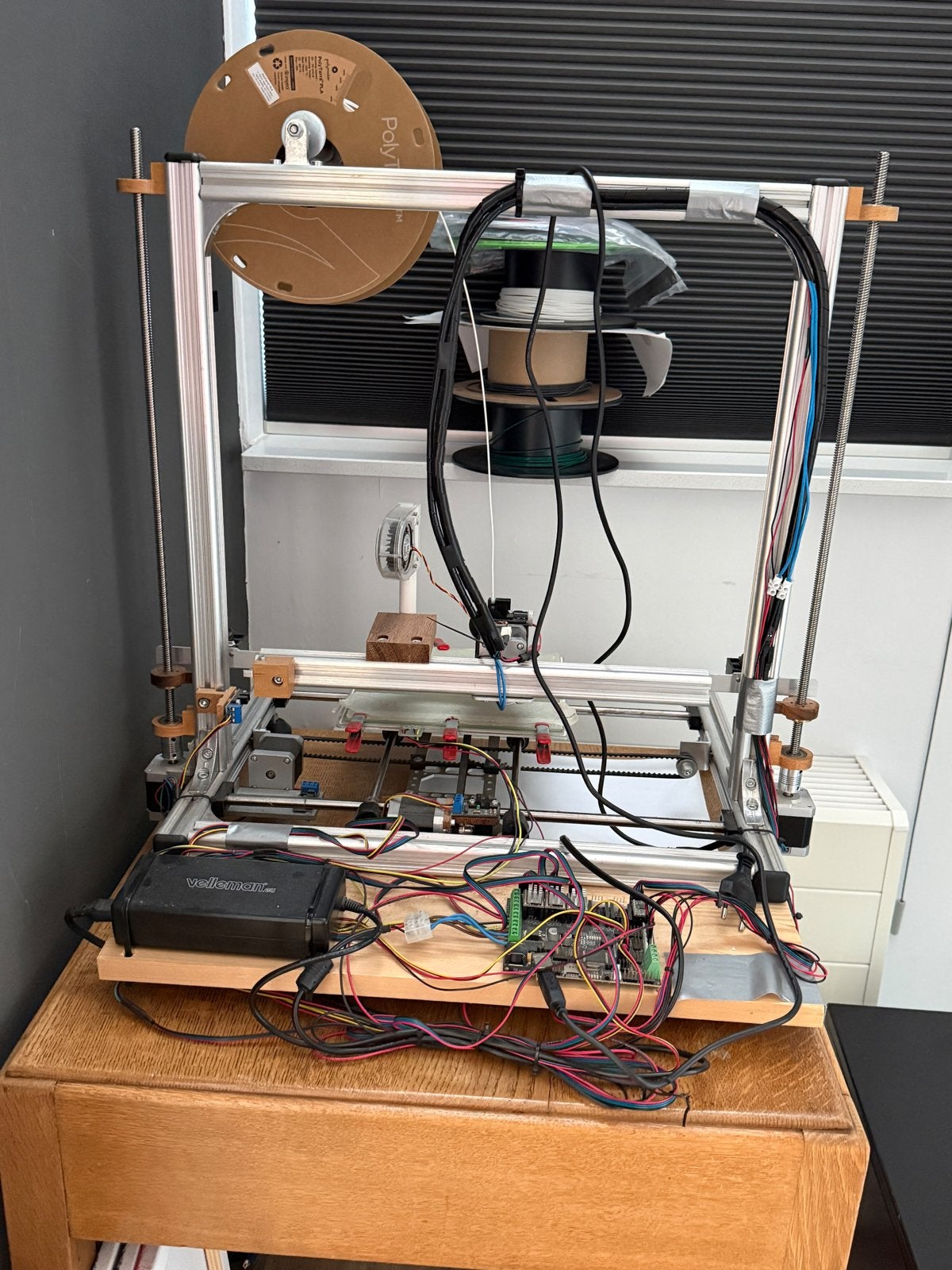Zelfbouw 3D-printer met filament en accessoires, Ophalen, Gebruikt, Filament