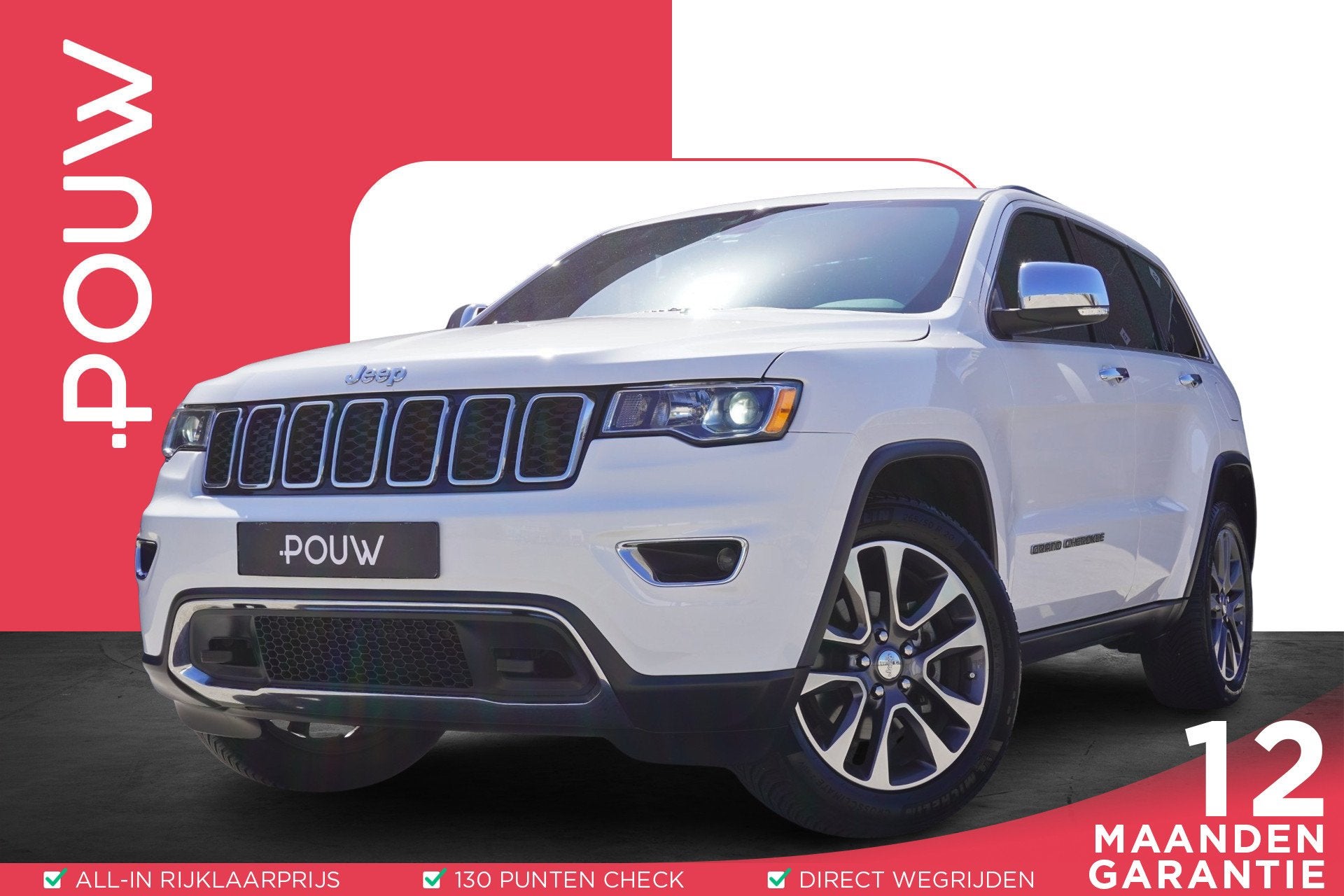 Jeep Grand Cherokee 3.6 286pk AUT Summit | Stoelverwarming V, Auto's, Automaat, 12 maanden, LED verlichting, Gebruikt