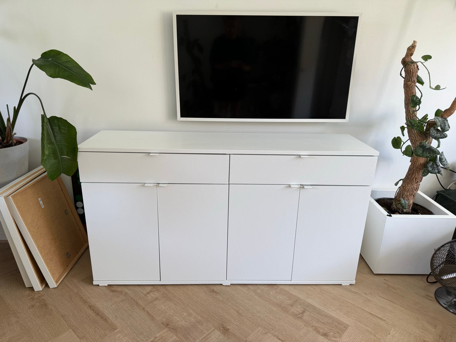 IKEA Vihals Buffetkast Wit - Zo goed als nieuw, Ophalen, Overige materialen, 100 tot 150 cm, Zo goed als nieuw