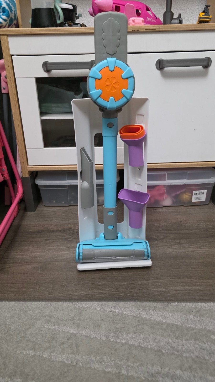 Leuke kinder speelgoed stofzuiger met accessoires, Ophalen, Gebruikt, Jongen of Meisje