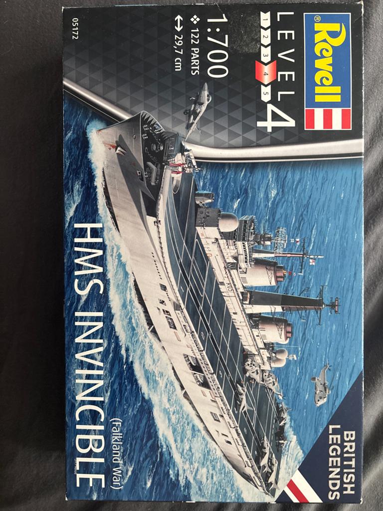 Revell HMS Invincible (Falkland War) modelbouwschip, Hobby en Vrije tijd, Modelbouw | Boten en Schepen, Ophalen of Verzenden, Nieuw