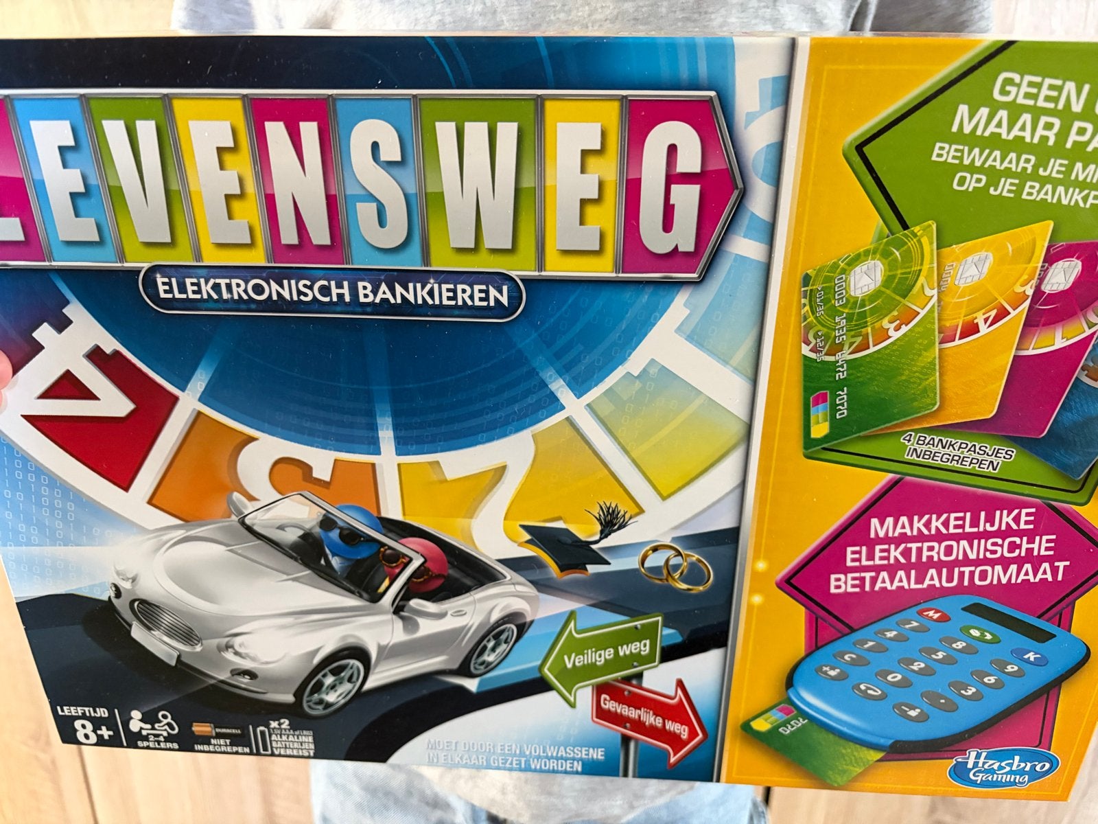 Levensweg Elektronisch Bankieren - Hasbro bordspel, Hobby en Vrije tijd, Drie of vier spelers, Ophalen, Gebruikt