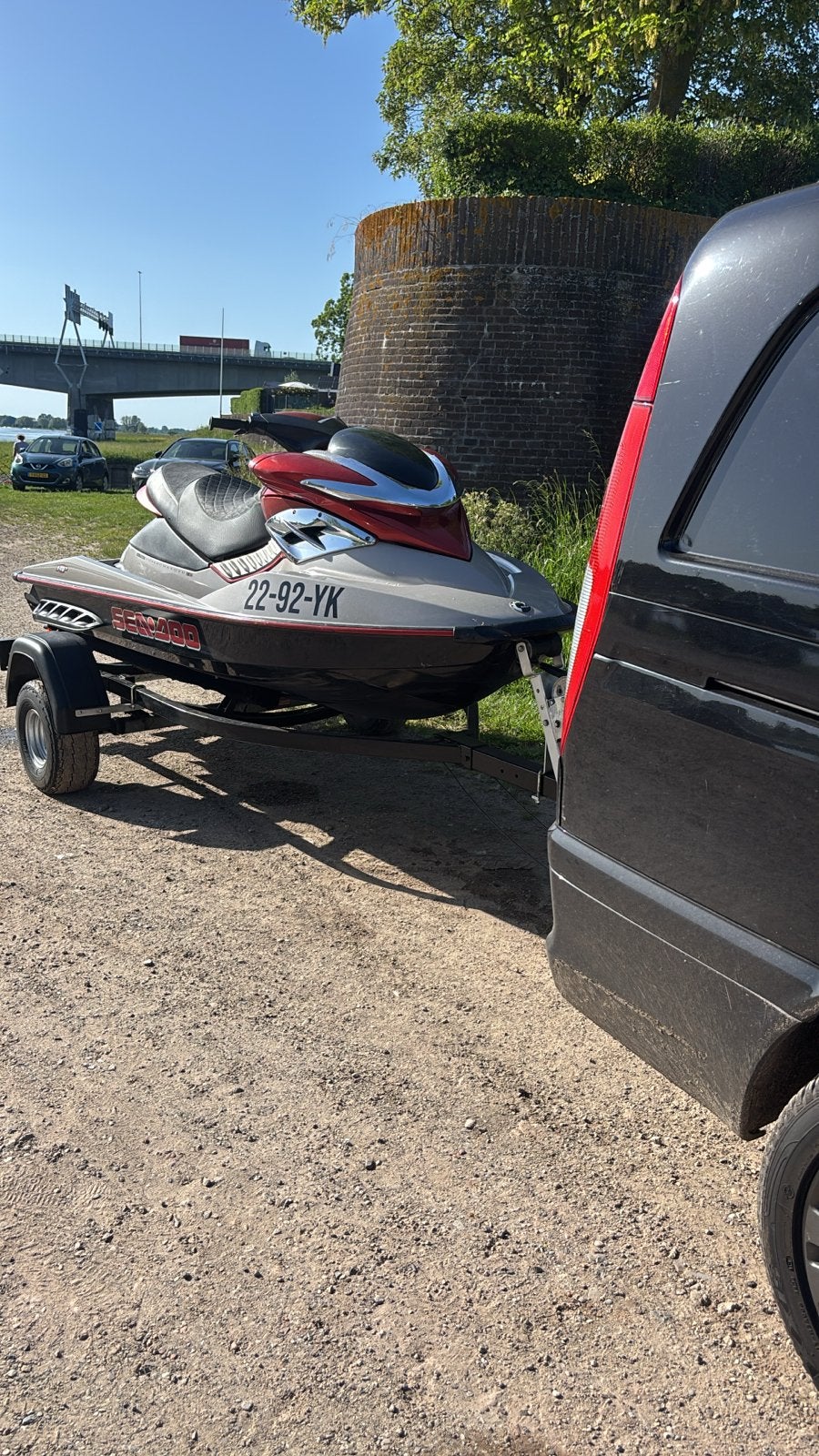 SeaDoo RXP 215 Jetski met trailer, Watersport en Boten, Jetski's en Waterscooters, Ophalen, Gebruikt, Benzine, 200 pk of meer