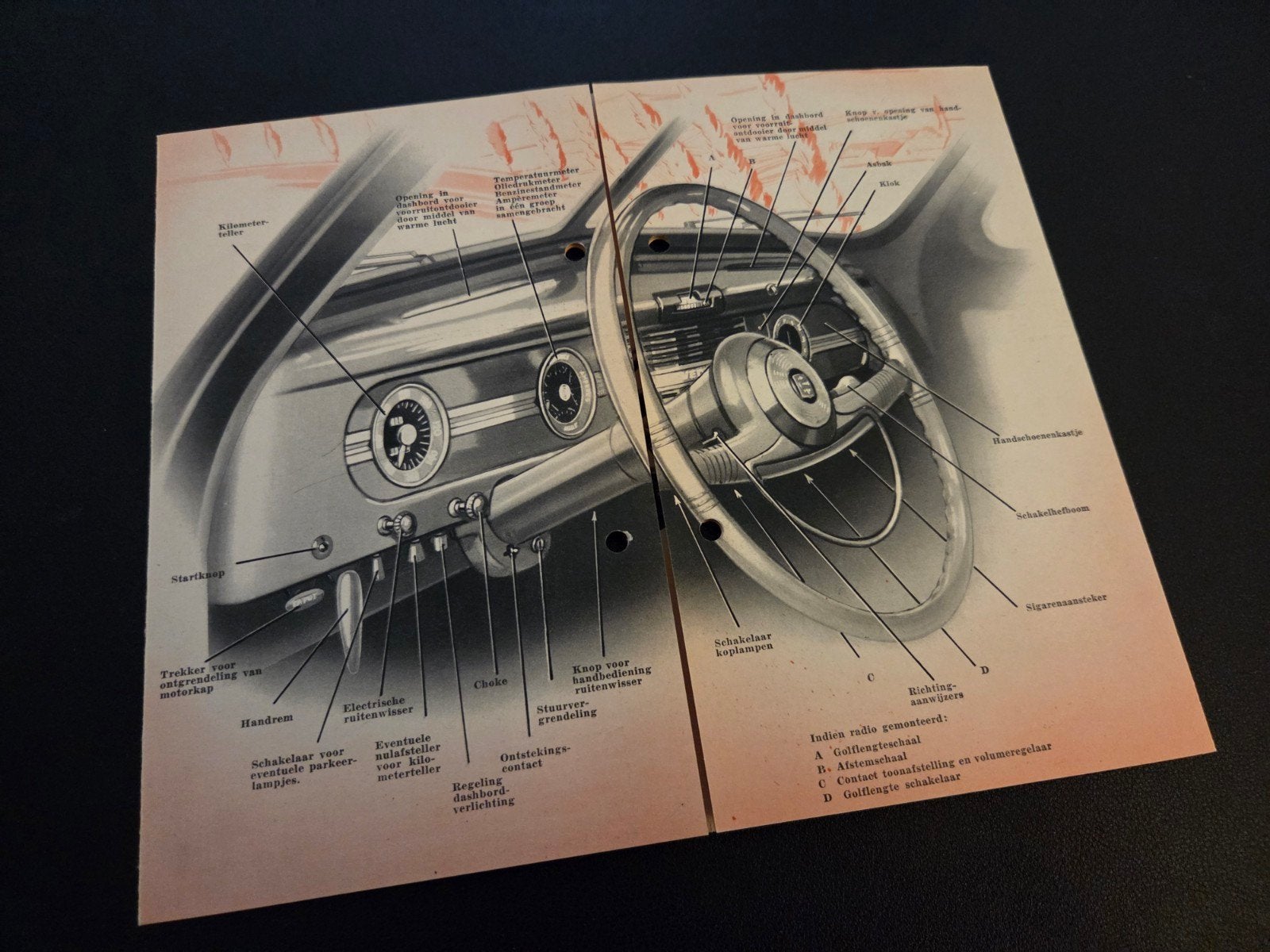 Brochure Ford Vedette 1949, Ophalen of Verzenden, Zo goed als nieuw, Ford