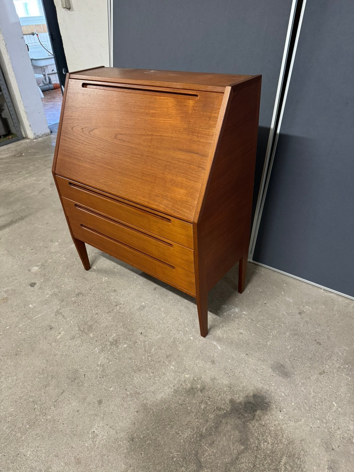 Secretaire,Kai Christiansen,Deens Design,fifties,sixties, Ophalen of Verzenden, Zo goed als nieuw, Deens design, fifties, sixties,Mid-Century