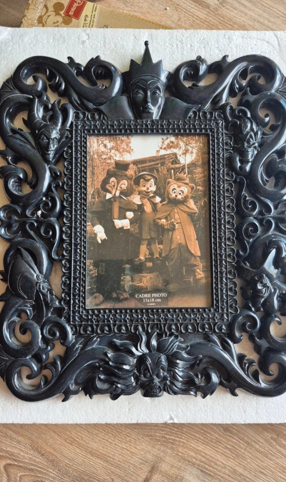 Disneyland Parijs Villians groot fotolijst, Ophalen of Verzenden, Overige figuren, Nieuw, Overige typen