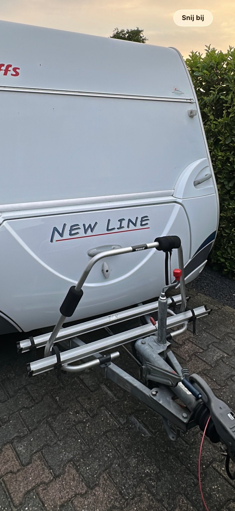 Thule Caravan Light fietsendrager voor disselmontage, Ophalen, Gebruikt